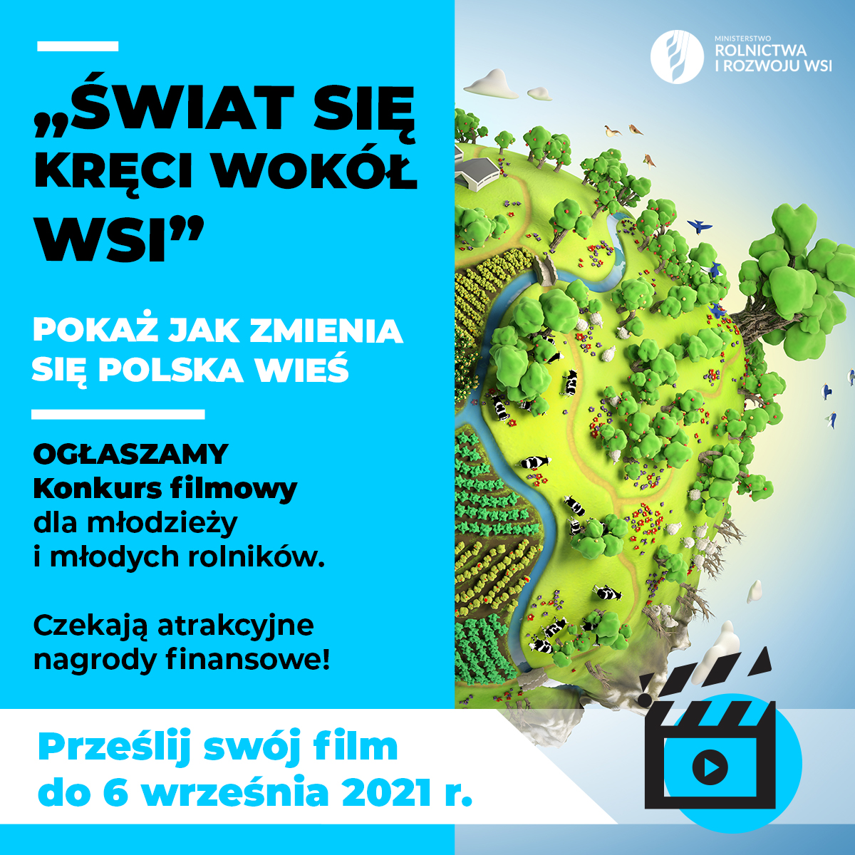 Plakat konkurs filmowy