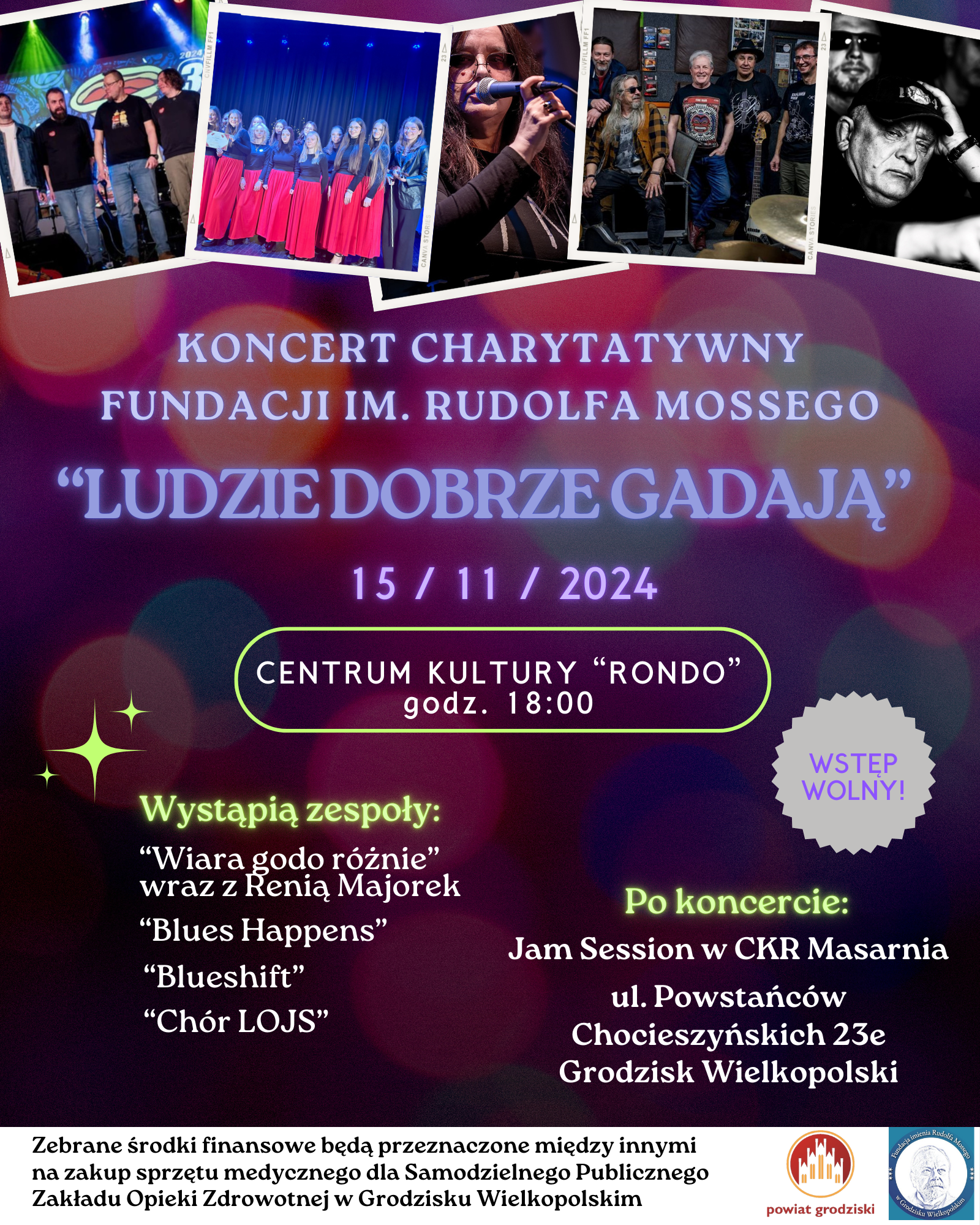 plakat koncert charytatywny