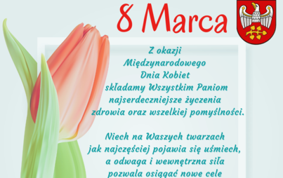 Zdjęcie do ŻYCZENIA Z OKAZJI DNIA KOBIET